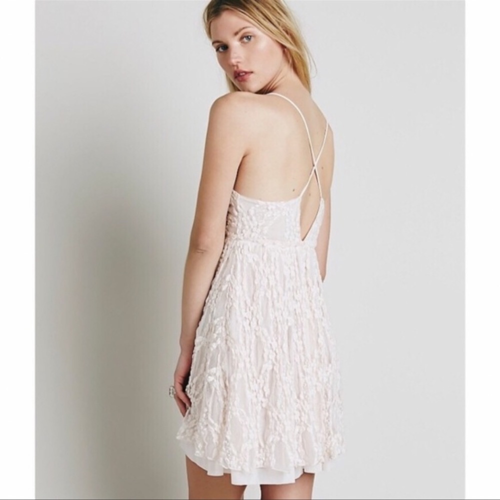Free People Nikolette Slip Dress NWT -Pink